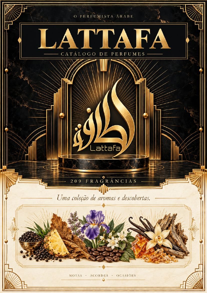 Capa do Catálogo Lattafa